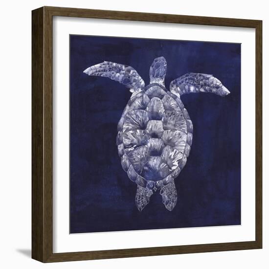 Sea Turtle Shadow I-Grace Popp-Framed Art Print