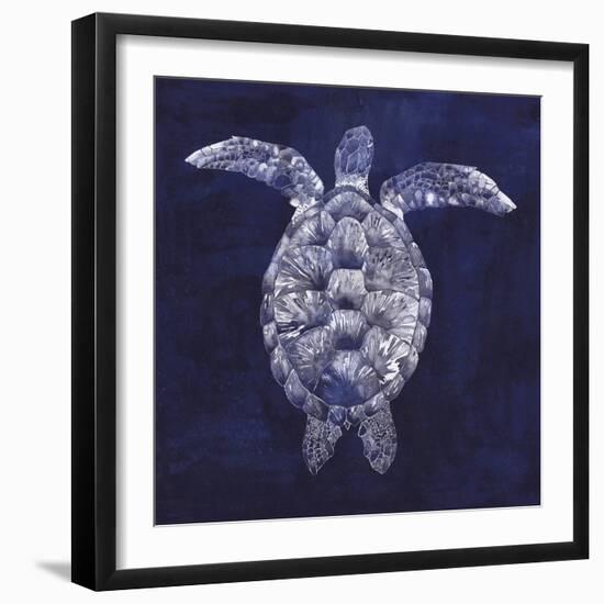 Sea Turtle Shadow I-Grace Popp-Framed Art Print