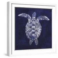 Sea Turtle Shadow I-Grace Popp-Framed Art Print