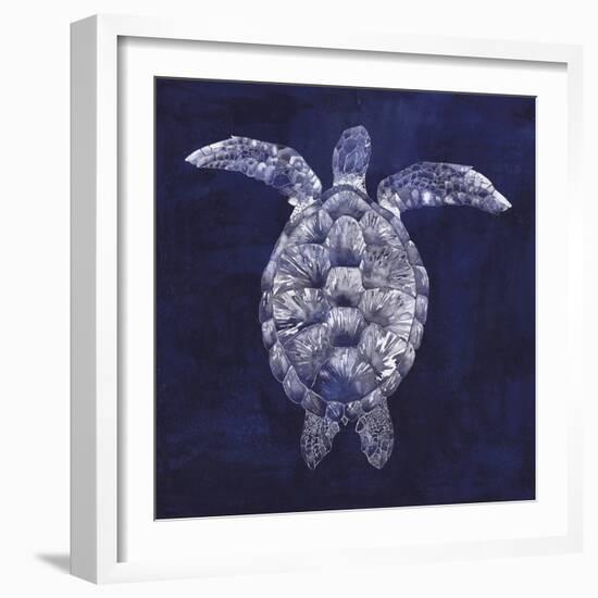 Sea Turtle Shadow I-Grace Popp-Framed Art Print