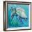 Sea Turtle Swim Light Flipped-Jeanette Vertentes-Framed Art Print