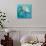 Sea Turtle Swim Light Flipped-Jeanette Vertentes-Premium Giclee Print displayed on a wall