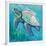 Sea Turtle Swim Light Flipped-Jeanette Vertentes-Framed Premium Giclee Print