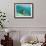 Sea Turtle, Swimming Underwater, Nosy Be, North Madagascar-Inaki Relanzon-Framed Photographic Print displayed on a wall