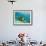 Sea Turtle, Swimming Underwater, Nosy Be, North Madagascar-Inaki Relanzon-Framed Photographic Print displayed on a wall