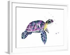 Sea Turtle-Suren Nersisyan-Framed Art Print