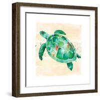 Sea Turtle-Sara Berrenson-Framed Art Print