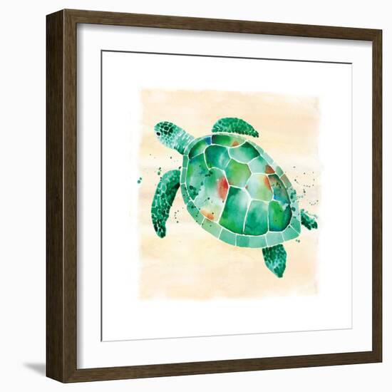 Sea Turtle-Sara Berrenson-Framed Art Print