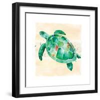 Sea Turtle-Sara Berrenson-Framed Art Print