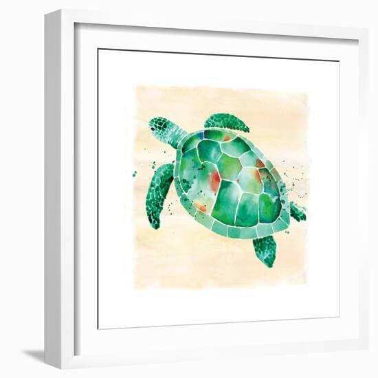 Sea Turtle-Sara Berrenson-Framed Art Print