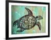 Sea Turtle-Karen Williams-Framed Premium Giclee Print