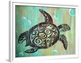 Sea Turtle-Karen Williams-Framed Premium Giclee Print