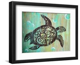 Sea Turtle-Karen Williams-Framed Premium Giclee Print