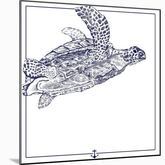 Sea Turtle-The Saturday Evening Post-Mounted Giclee Print