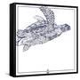 Sea Turtle-The Saturday Evening Post-Framed Stretched Canvas