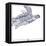 Sea Turtle-The Saturday Evening Post-Framed Stretched Canvas