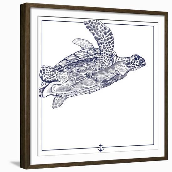 Sea Turtle-The Saturday Evening Post-Framed Giclee Print