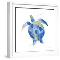 Sea Turtle-Mercedes Lopez Charro-Framed Art Print