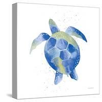 Sea Turtle-Mercedes Lopez Charro-Stretched Canvas