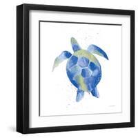 Sea Turtle-Mercedes Lopez Charro-Framed Art Print