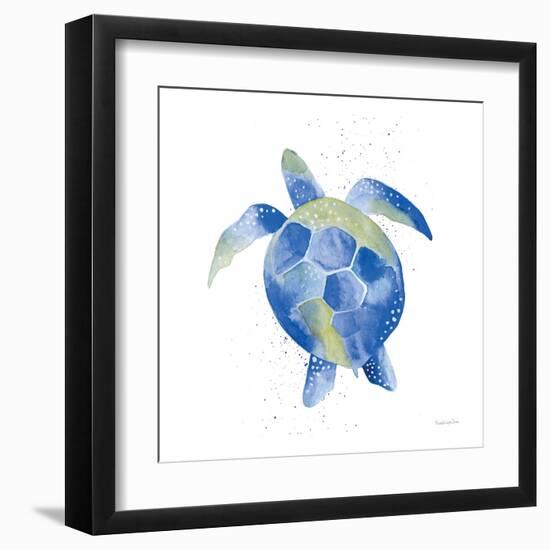 Sea Turtle-Mercedes Lopez Charro-Framed Art Print