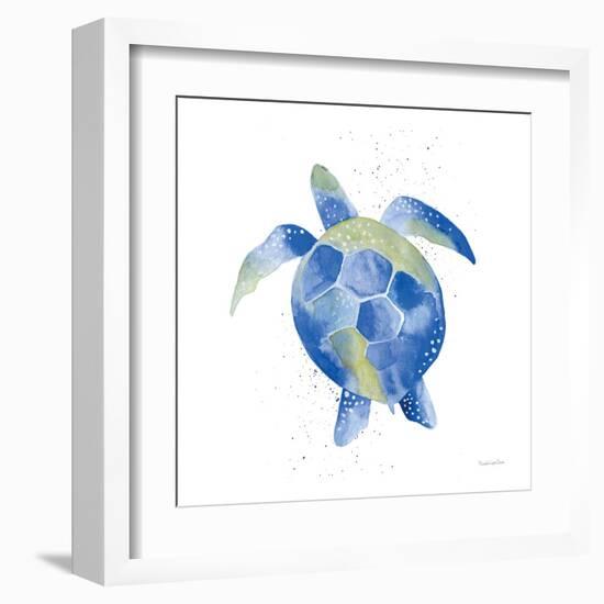 Sea Turtle-Mercedes Lopez Charro-Framed Art Print