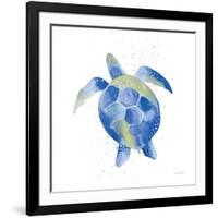 Sea Turtle-Mercedes Lopez Charro-Framed Art Print