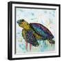 Sea Turtle-Karrie Evenson-Framed Art Print