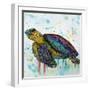 Sea Turtle-Karrie Evenson-Framed Art Print