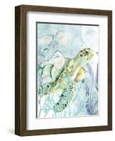 Sea Turtle-Kimberly Allen-Framed Art Print