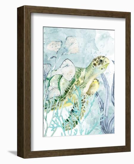 Sea Turtle-Kimberly Allen-Framed Art Print