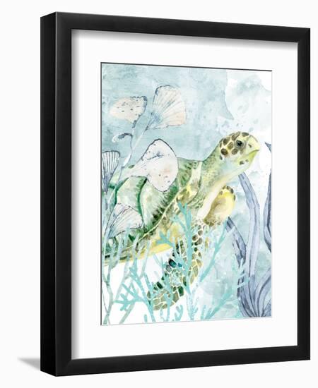 Sea Turtle-Kimberly Allen-Framed Art Print