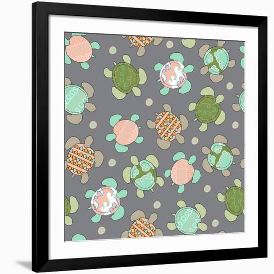 Sea Turtles-Joanne Paynter Design-Framed Giclee Print