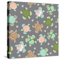 Sea Turtles-Joanne Paynter Design-Stretched Canvas