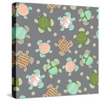 Sea Turtles-Joanne Paynter Design-Stretched Canvas