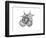 Sea Urchin and Starfish-Albert Koetsier-Framed Premium Giclee Print