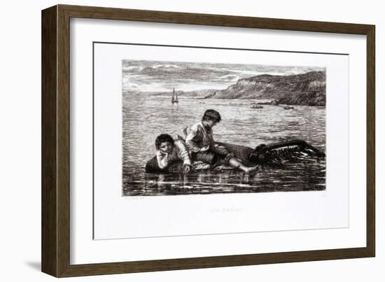 Sea Urchins, 1872-James Clarke Hook-Framed Giclee Print