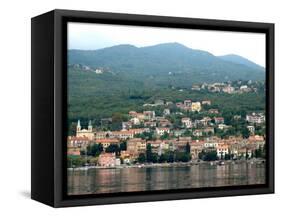 Sea View of Volosko, Opatija, Croatia-Lisa S. Engelbrecht-Framed Stretched Canvas