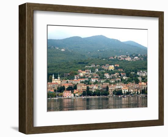 Sea View of Volosko, Opatija, Croatia-Lisa S. Engelbrecht-Framed Photographic Print