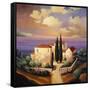 Sea View Villa-Max Hayslette-Framed Stretched Canvas