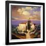 Sea View Villa-Max Hayslette-Framed Premium Giclee Print