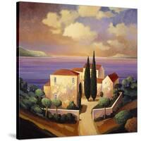 Sea View Villa-Max Hayslette-Stretched Canvas