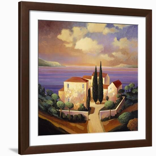 Sea View Villa-Max Hayslette-Framed Giclee Print