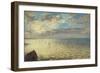 Sea Viewed from the Heights of Dieppe, 1852-Eugene Delacroix-Framed Giclee Print