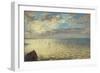 Sea Viewed from the Heights of Dieppe, 1852-Eugene Delacroix-Framed Giclee Print