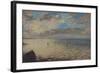 Sea Viewed from the Heights of Dieppe-Eugene Delacroix-Framed Giclee Print