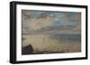 Sea Viewed from the Heights of Dieppe-Eugene Delacroix-Framed Giclee Print