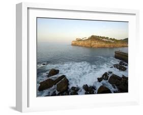 Sea Wall and Harbour Entrance, Lekeitio, Basque Country, Costa Vasca, Euskadi, Spain, Europe-Groenendijk Peter-Framed Photographic Print