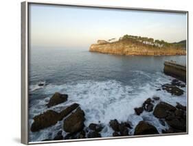 Sea Wall and Harbour Entrance, Lekeitio, Basque Country, Costa Vasca, Euskadi, Spain, Europe-Groenendijk Peter-Framed Photographic Print