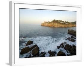 Sea Wall and Harbour Entrance, Lekeitio, Basque Country, Costa Vasca, Euskadi, Spain, Europe-Groenendijk Peter-Framed Photographic Print